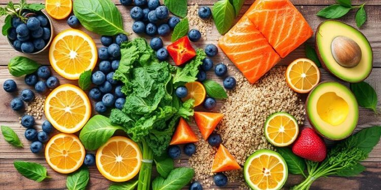 Superfoods - A Colorful Spread of Superfoods
