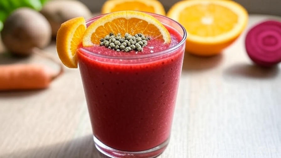 Kale and Ginger detox smoothie in a glass with kale leaves and pear