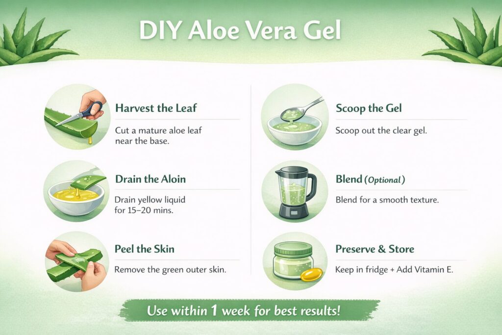 how to make aloe vera gel