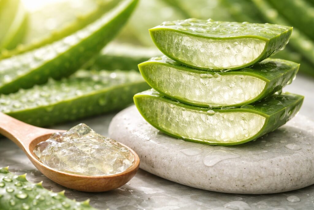 aloe vera plant gel for skin care benefits